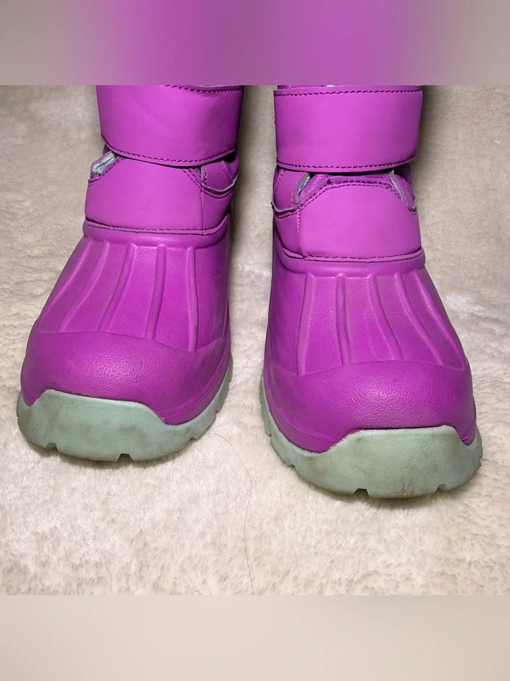 Skechers Girl Snow Slopes-Rainier Days waterproof snow boots purple size 3